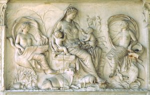 Tellus paneel van de Ara Pacis